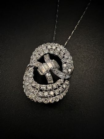 Pendente  con  Diamanti   4 ct.