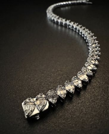 Bracciale  a  goccie  con  Diamanti 