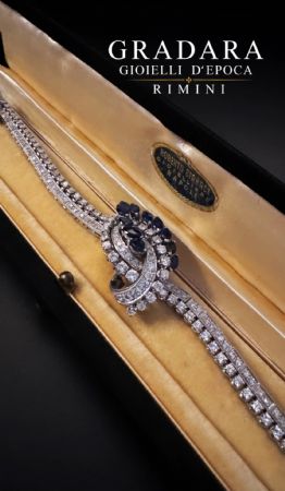 Bracelet avec Saphirs et Diamants