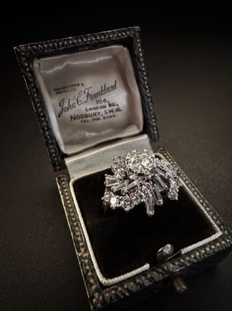 Bague avec diamants 3 ct