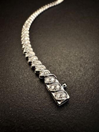 Bracciale  Tennis   con   Diamanti  