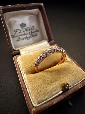 Anello  in  oro  rosa  con  Diamanti  