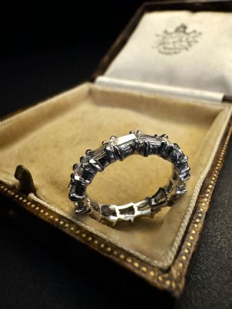 Fedina  intera  con  Diamanti  taglio   TEPER  1.5  ct.